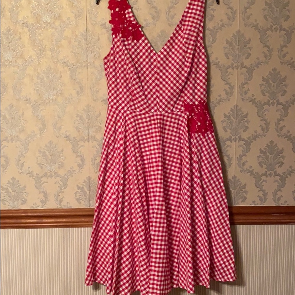 Red Plaid Dress